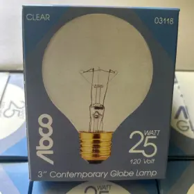 Contemporary ABCO Globe Lamp Light Bulb