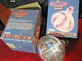 030721039188 ABCO Heat Lamp Bulb Infrared Glass Standard Pack