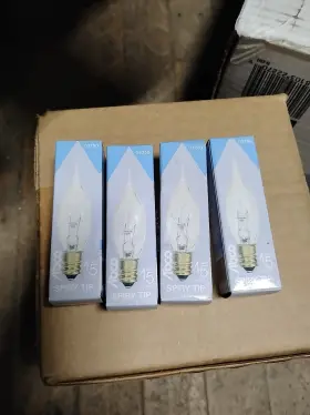 03250 ABCO Candelabra Spiry Tip Bulbs