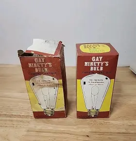 03780 ABCO Gay Ninetys Bulb Carbon Antique Standard Base
