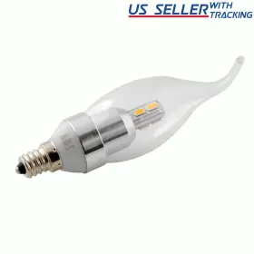 CB04-4W-2800K-D ABI Dimmable Flame Tip Candelabra Led Bulb