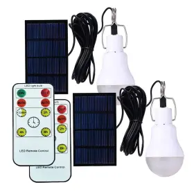SPBR121 ABZXT Solar Lamp Remote Control Led Bulb Lights Panel
