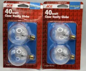 40GC ACE Vanity Globe Light Bulb Decorator Led