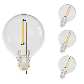 YJE17G40-120V ADDLON Pack Led Light Shatterproof Globe Bulb
