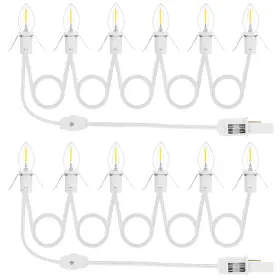 26441 AFOROEOA Cord Led Light Bulbs Christmas