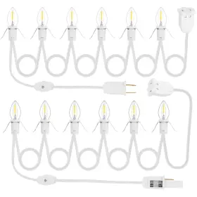 680660922364 AFOROEOA Cord Led Light Bulbs Outlet Christmas