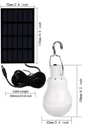 606829915824 AFOSKCE Solar Light Bulb Led Chic #2