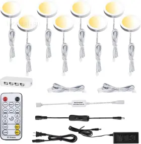 712411859435 AIBOO Led Puck Lights Pack
