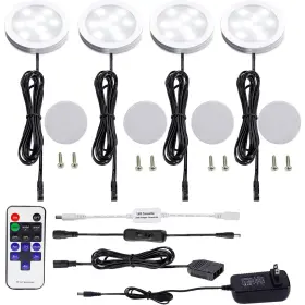 UNDER-CABINET-4X2W-CW AIBOO Led Lighting Puck Kit