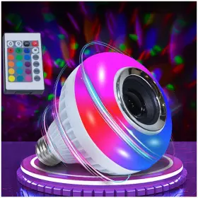 768494235680 AIDENOEY Led Music Light Bulb Bluetooth Base