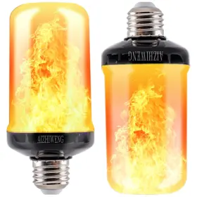 B091802 AIZHIWENG Led Flame Light Bulbs Flickering Upside