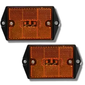 AS4803R-A ALL STAR TRUCK PARTS Marker Light Amber Mount