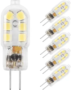 Amazing Power G4-3000k-1.5w-5p G4 Led Bulb 12v Bi Pin Base Not Dimmable 20w Light Equivalent