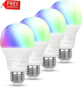 13ASB-A800ST-Q1T AMAZON BASICS Smart Led Light Bulb Changing