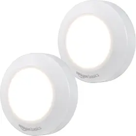 59437 AMAZON BASICS Led Puck Lights Battery