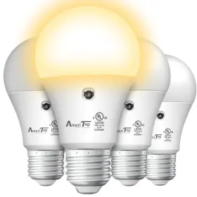 AT-101-4P AMERITOP Dusk Dawn Light Bulb Pack Led Sensor