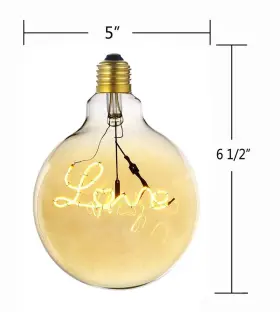 675663988875 AMMON LOWEN Led Bulb Spiral Filament Edison #3