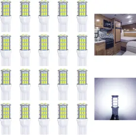 Antline 445050459447 T10 921 194 168 Led Bulbs Cool White 20-packs Super Bright 3014 42-smd