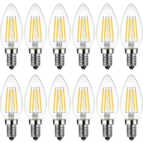 976222801937 ANWIO Led Filament Bulb Candelabra Base Dimmable