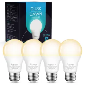 725683118995 AOVPEX Dusk Dawn Led Light Bulbs Sensor