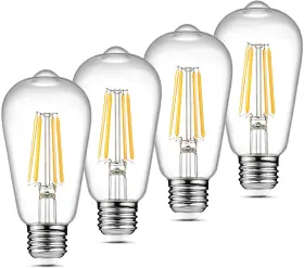 4E26-ST58-6WARM ASCHER Led Edison Bulbs Dimmable High