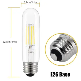 704630084590 ASOKO Edison Bulb Led Tubular Dimmable Tube #2