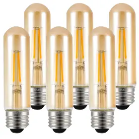 HU-XI-86 ASOKO Led Bulbs Amber Tubular Edison Dimmable Pack