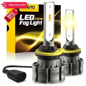 AUXITO-USB3F880GY2-0329 AUXITO Led Fog Light Bulbs Amber