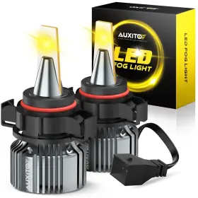 I95202GY2-AXP AUXITO Led Fog Light Bulbs Amber Brighter