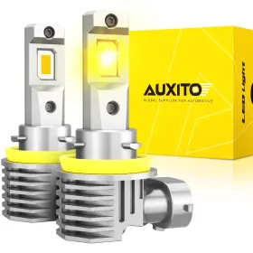 Auxito M6gy2hii-axp H11 H8 H16 Led Yellow Fog Light Bulbs 3000k Amber 900%