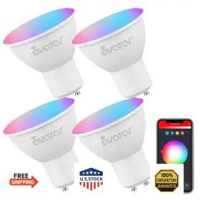 B092CQWFJB AVATAR CONTROLS Smart Bulb Pack Rgbcw Changing Led