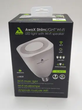 SL-W10 AWOX Striimlight Wi Fi Led Light Speaker