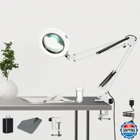 B0BRMXTVP1 BAOOMALONGLY Magnifying Glass Light Swing Arm Led