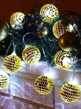BBTO-88753 BBTO Led Disco Ball Light Battery Mirror