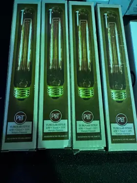 30T9-4 BEACON TUBE BULB Filament Edison Bulbs Smoked #3