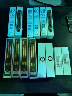 30T9-4 BEACON TUBE BULB Filament Edison Bulbs Smoked