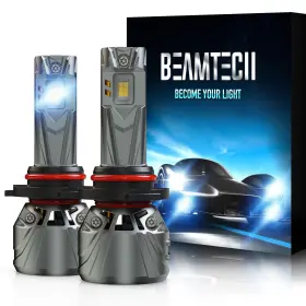 Beamtech N002 9005 Light Bulb 800% Brighter High Speed Fan 6500k Xenon White Bulb