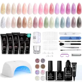 B0D97YSK7X BEETLES GEL POLISH Poly Extension Nail Uv Lamp Kit