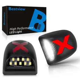 ZHPL71204R-X BESTVIEW Led License Plate Light Chevy Gmc