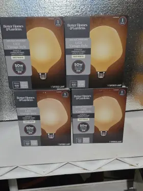 046135415166 BETTER HOMES GARDENS Led Tapered Light Bulb Pac