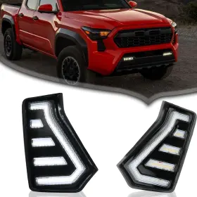 BO-TACOMA-FOG-24 BINQIGOO Led Front Bumper Lights Drl Daytime