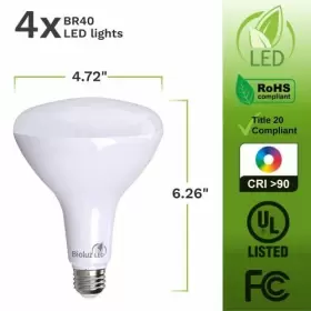 682440827722 BIOLUZ LED Pack Brightest Bulbs Cri #2