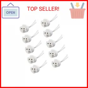 682440828385 BIOLUZ LED Pack Socket Halogen Lamp Ceramic Wire