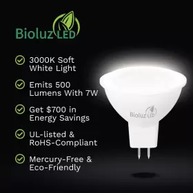 682440828767 BIOLUZ LED Pack Bulb Halogen Dimmable #3