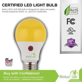 850019813456 BIOLUZ LED Pack Dusk Dawn Bug Light Bulb Auto #3