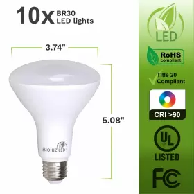 850019813661 BIOLUZ LED Pack Cri Dimmable Bulb #3