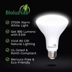 850019813722 BIOLUZ LED Pack Cri Flood Light Bulbs #3