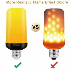 749652699452 BITRUE Led Flame Effect Light Bulb Base Fire #3
