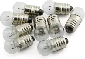 E10SBULB-25-60V05A-RE BLLNDX Miniature Screw Base Light Bulbs