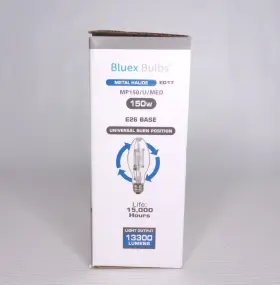 MH100 BLUEX BULBS Halide Light Bulb Base #2